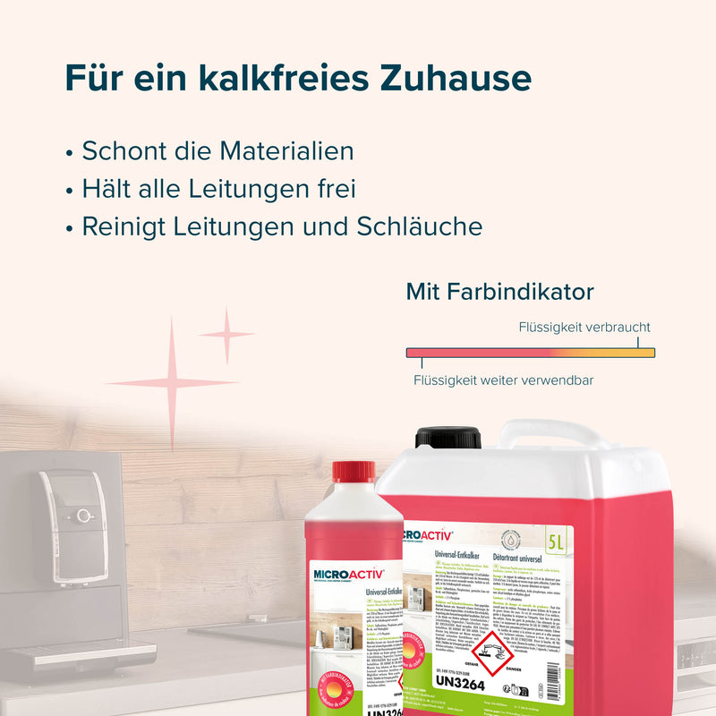 1 L Microactiv® Universal Entkalker mit Farbindikator - Höfer Chemie GmbH