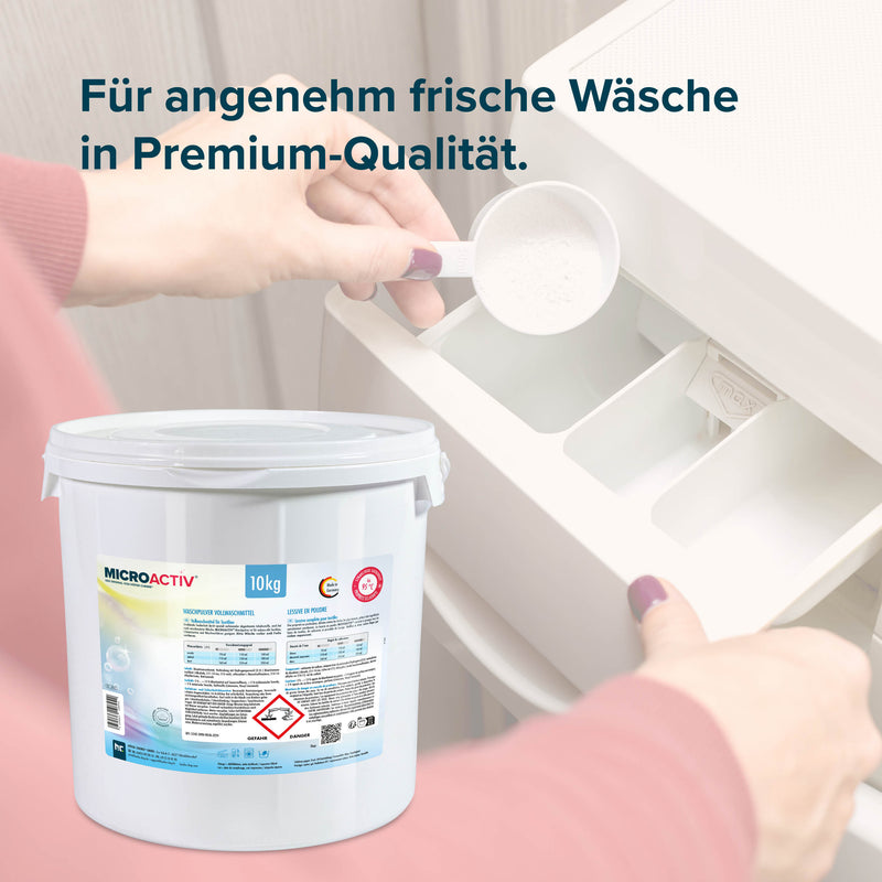 10 kg Microactiv® Waschpulver Vollwaschmittel - Höfer Chemie GmbH