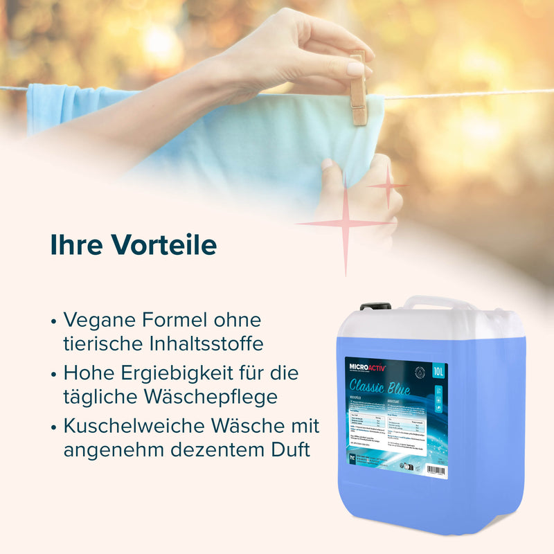 10 L Microactiv® Weichspüler Classic Blue - Höfer Chemie GmbH