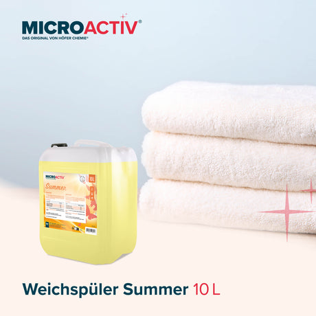10 L Microactiv® Weichspüler Summer - Höfer Chemie GmbH