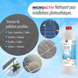 1 L MICROACTIV® reiniger voor fotovoltaïsche systemen in flessen