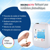 1 L MICROACTIV® Photovoltaik Anlagen Reiniger in Flaschen