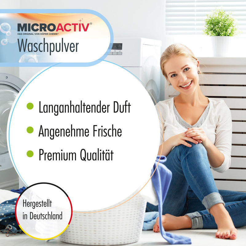 10 kg Microactiv® Waschpulver Vollwaschmittel