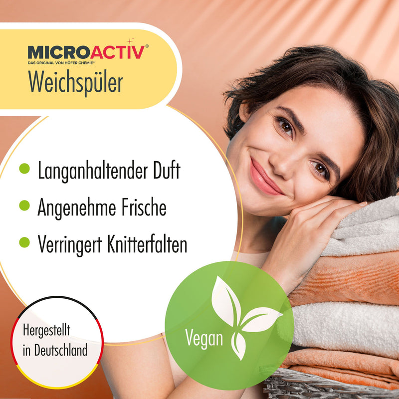 10 L Microactiv® wasverzachter Zomer in jerrycan