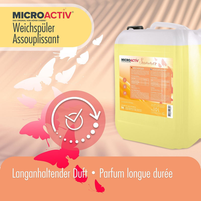 10 L Microactiv® Weichspüler Summer - Höfer Chemie GmbH