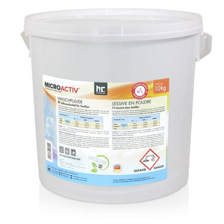 10 kg Microactiv® Waschpulver Vollwaschmittel - Höfer Chemie GmbH