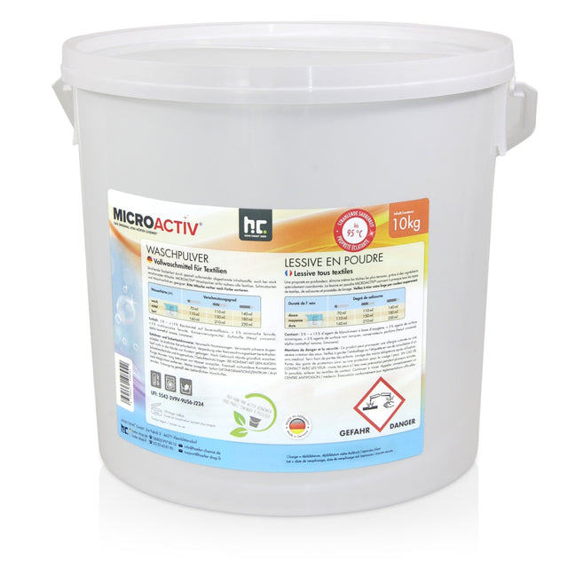 10 kg Microactiv® Waschpulver Vollwaschmittel - Höfer Chemie GmbH