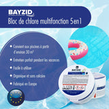 500 g BAYZID® Multiblock 5in1 für Pools - Höfer Chemie GmbH
