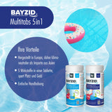 5 kg BAYZID® Multitabs 200g 5in1 für Pools in Eimer