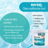 5 kg BAYZID® 2-Phasen-Multitabs 200g 6in1 im Eimer