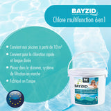 5 kg BAYZID® 2-Phasen-Multitabs 200g 6in1 im Eimer