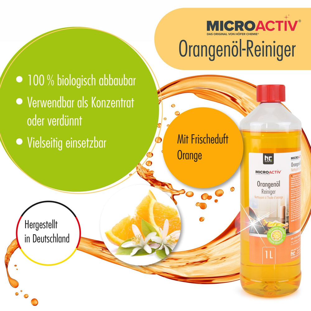 1 L Orangenölreiniger Microactiv® Konzentrat– Höfer Chemie GmbH