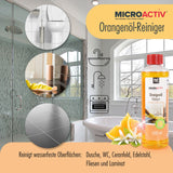 500 ml Microactiv® Orangenöl Reiniger Konzentrat in Flasche