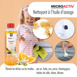 500 ml Microactiv® Orangenöl Reiniger Konzentrat in Flasche