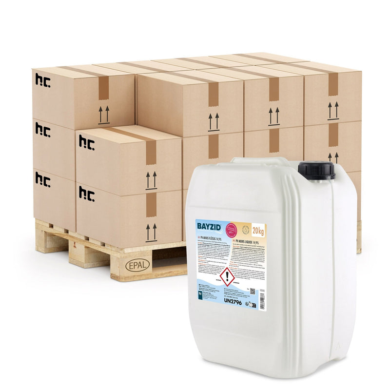 20 kg BAYZID® pH Minus flüssig 14,9% in Kanister - Höfer Chemie GmbH
