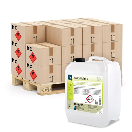 5 L Höfer Chemie® Essigsäure 60% in Kanistern - Höfer Chemie GmbH