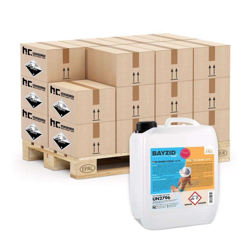 pH moins liquide 14,9% Bayzid® en bidon de 5 KG