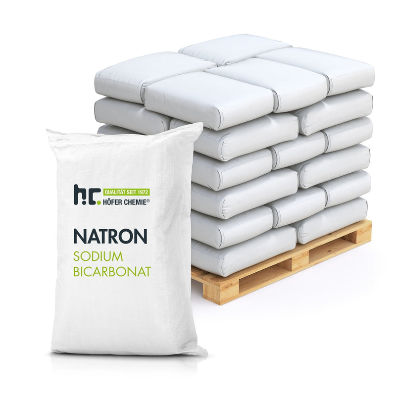 25 kg Natron Backsoda Natriumhydrogencarbonat in Lebensmittelqualität - der perfekte Haushaltshelfer - Höfer Chemie GmbH