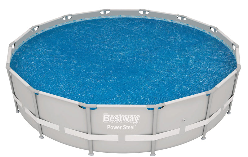 Bestway® PE-Solarabdeckplane Ø 366 cm, blau, rund