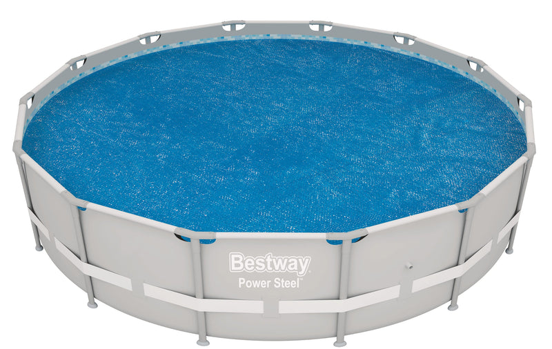 Bestway® PE-Solarabdeckplane Ø 366 cm, blau, rund