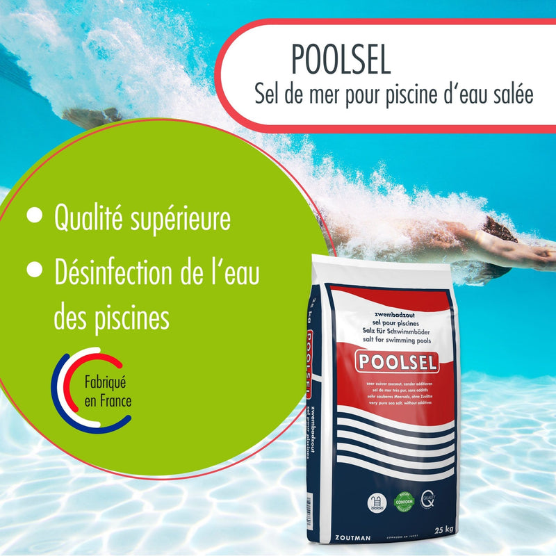25 kg POOLSEL Meersalz für Salzwasserpools - Höfer Chemie GmbH