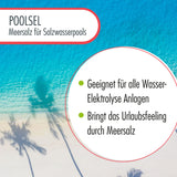 25 kg POOLSEL Meersalz für Salzwasserpools