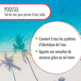 25 kg POOLSEL Meersalz für Salzwasserpools - Höfer Chemie GmbH