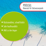 25 kg POOLSEL Meersalz für Salzwasserpools