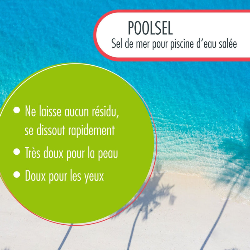 25 kg POOLSEL Meersalz für Salzwasserpools - Höfer Chemie GmbH