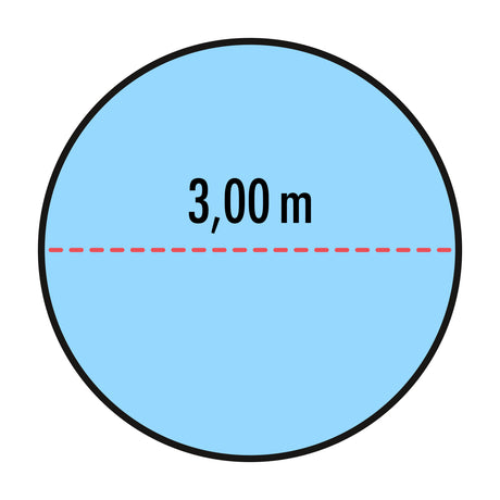 Bâche pour piscine 3,80 m ronde