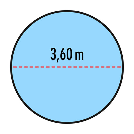 Pool Abdeckplane 4,40 m rund