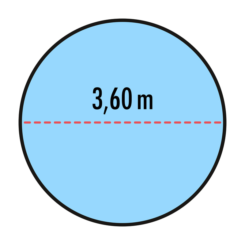 Pool Abdeckplane 4,40 m rund