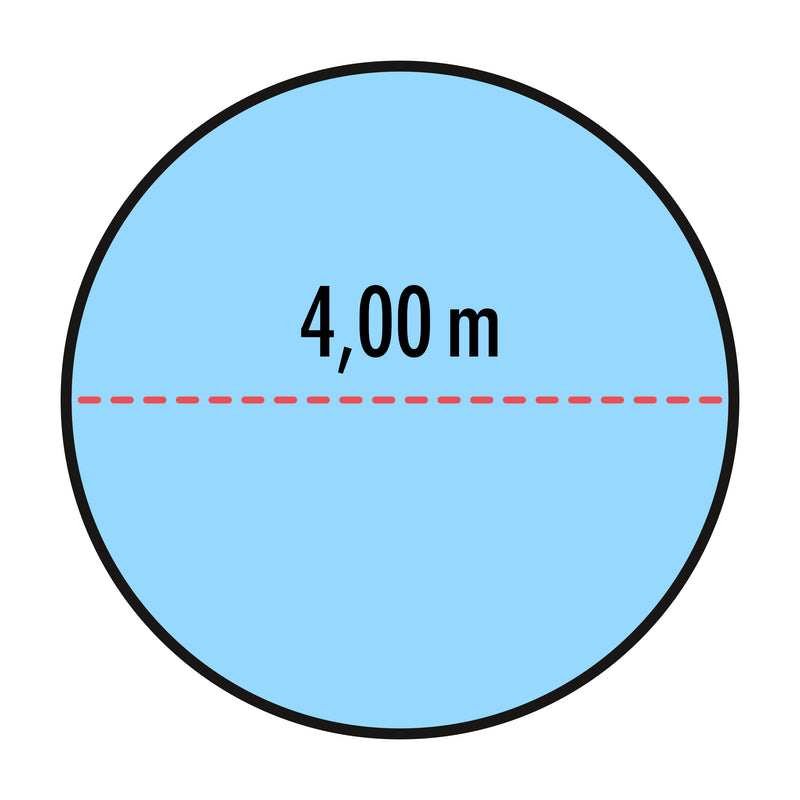 Bâche pour piscine 4,80 m ronde