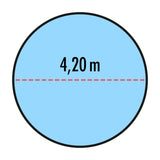 Bâche pour piscine 5 m ronde