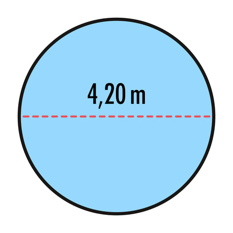 Bâche pour piscine 5 m ronde