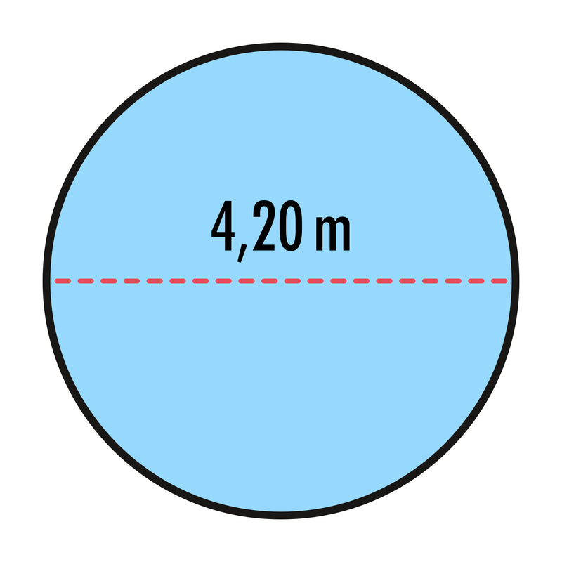 Winter Abdeckplane für runde Pools 4,20 m