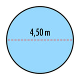 Bâche pour piscine 5,30 m ronde