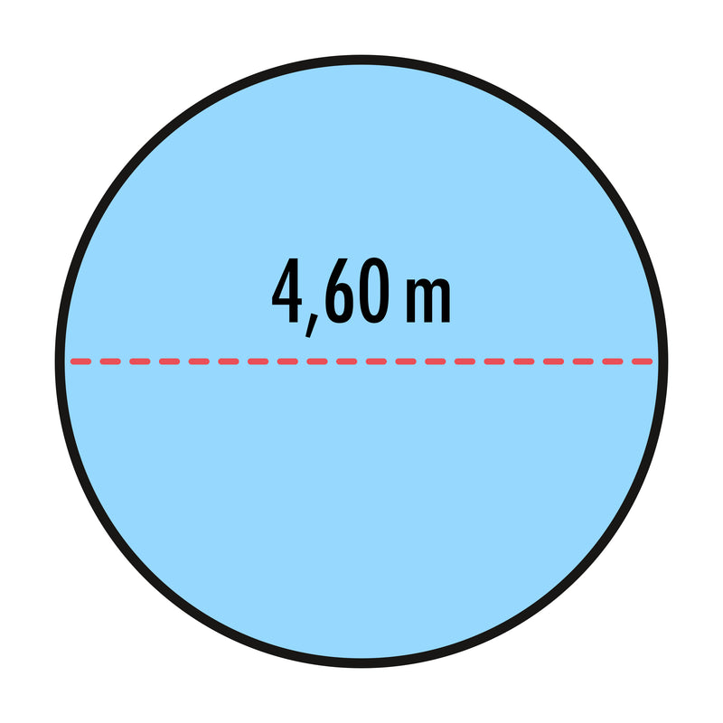 Bâche pour piscine 5,40 m ronde