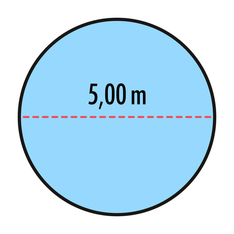 Bâche pour piscine 5,80 m ronde