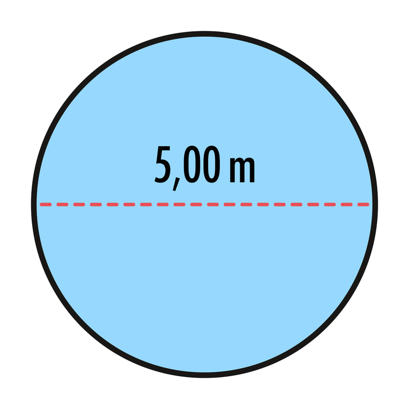 Bâche pour piscine 5,80 m ronde