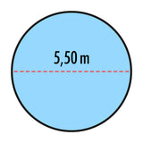 Bâche pour piscine 6,30 m ronde