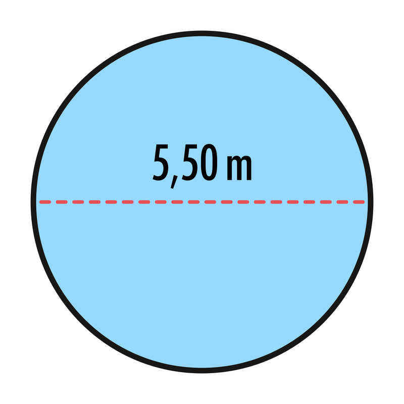 Bâche pour piscine 6,30 m ronde