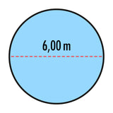 Bâche pour piscine 6,80 m ronde