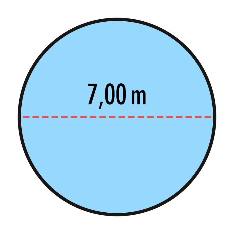 Bâche pour piscine 7,80 m ronde