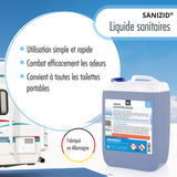 3 L Sanizid ® Sanitärliquid für Campingtoiletten in Kanister