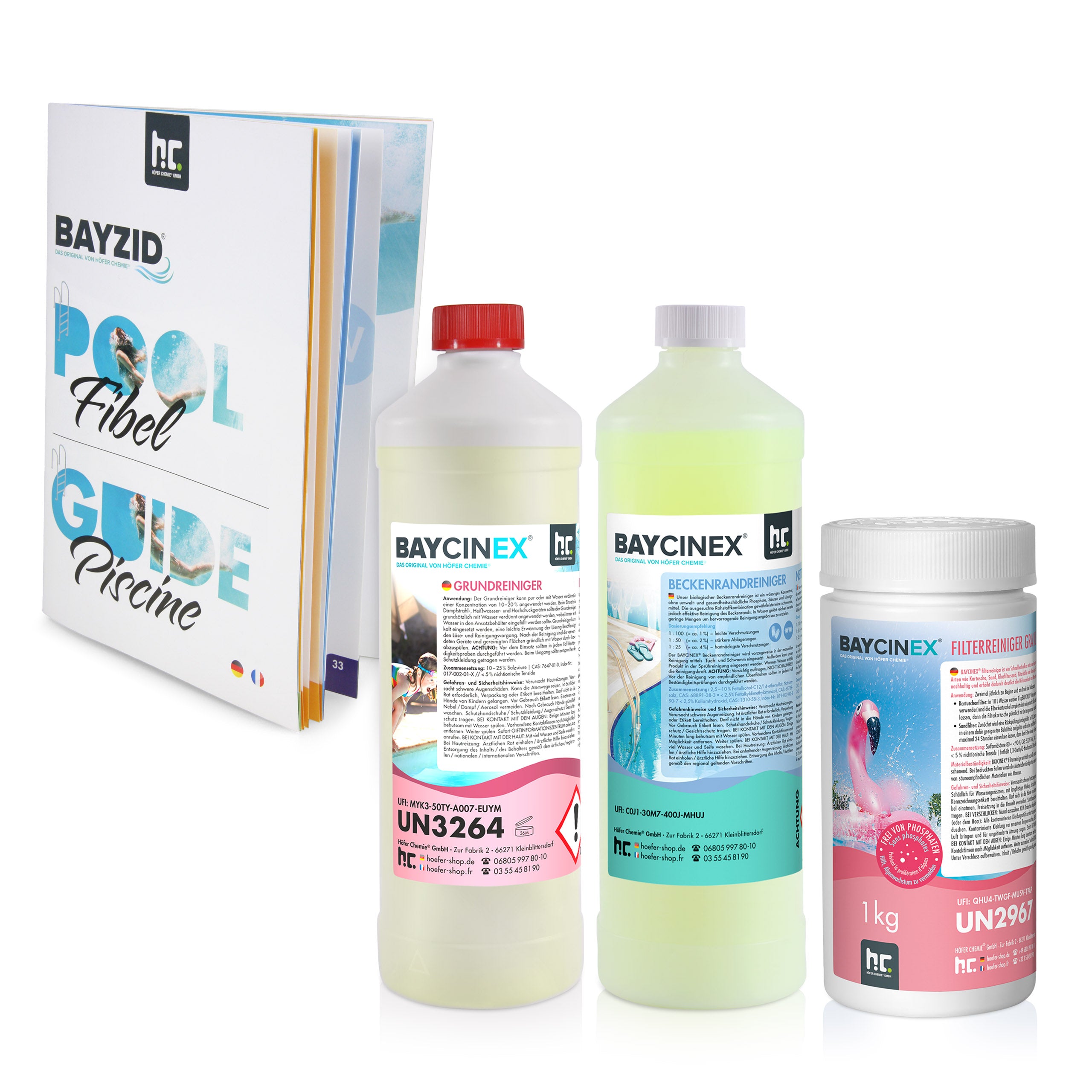 unter verschluss aufbewahren BAYCINEX® Poolreiniger Set