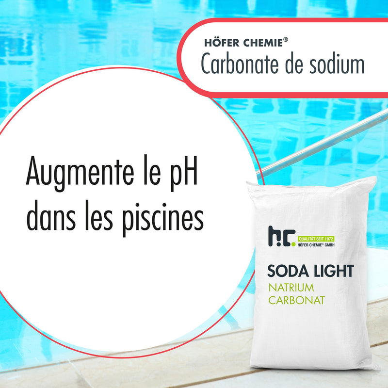 25 kg de carbonate de sodium (soude), qualité technique légère