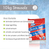 10 kg strooizout korrelklasse M volgens DIN EN 16811-1