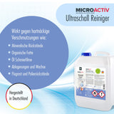 Produit detergent ultrason Microactiv® en bouteille de 1 L