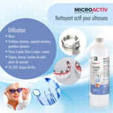 1 L Microactiv® ultrasoonreiniger voor ultrasoonbad in flessen